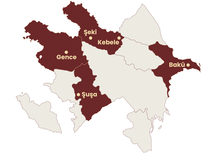 azerbaycan harita